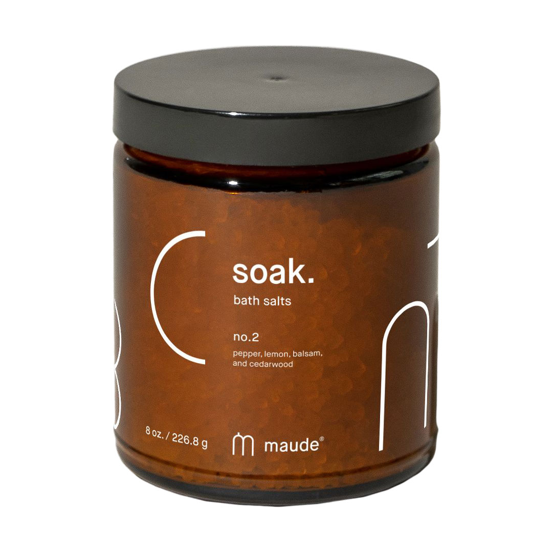 Мінеральна сіль для ванни Maude Soak. Bath Salts No.2 Pink Pepper &amp; Gurjun Balsam, 227 г