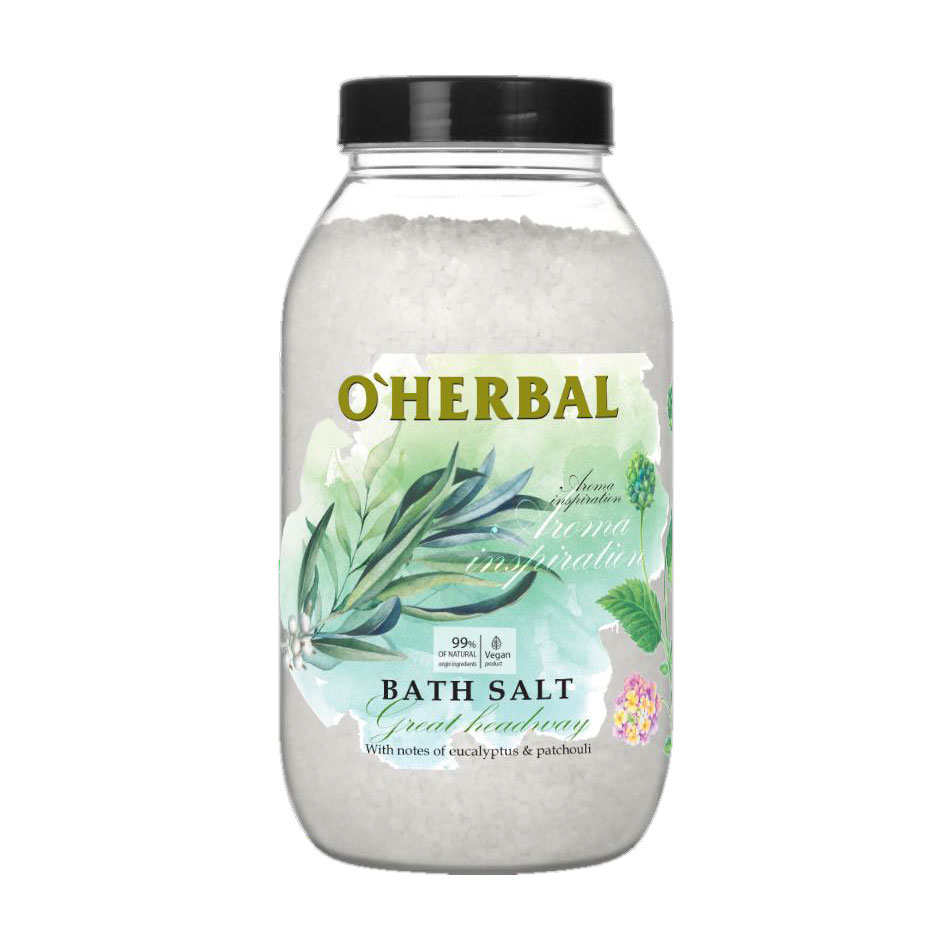 Сіль для ванн O'Herbal Aroma Inspiration Bath Salt Great Headway, 1.1 кг