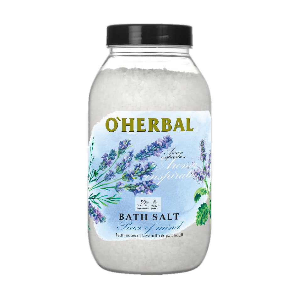 Сіль для ванн O'Herbal Aroma Inspiration Bath Salt Peace Of Mind, 1.1 кг