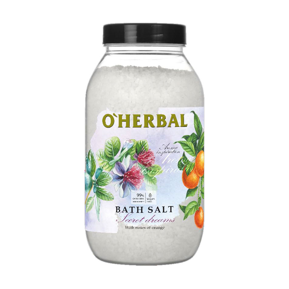 Уцінка! Сіль для ванн O'Herbal Aroma Inspiration Bath Salt Secret Dreams, 1.1 кг